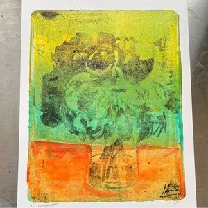 #265 med 9x12 Monoprint